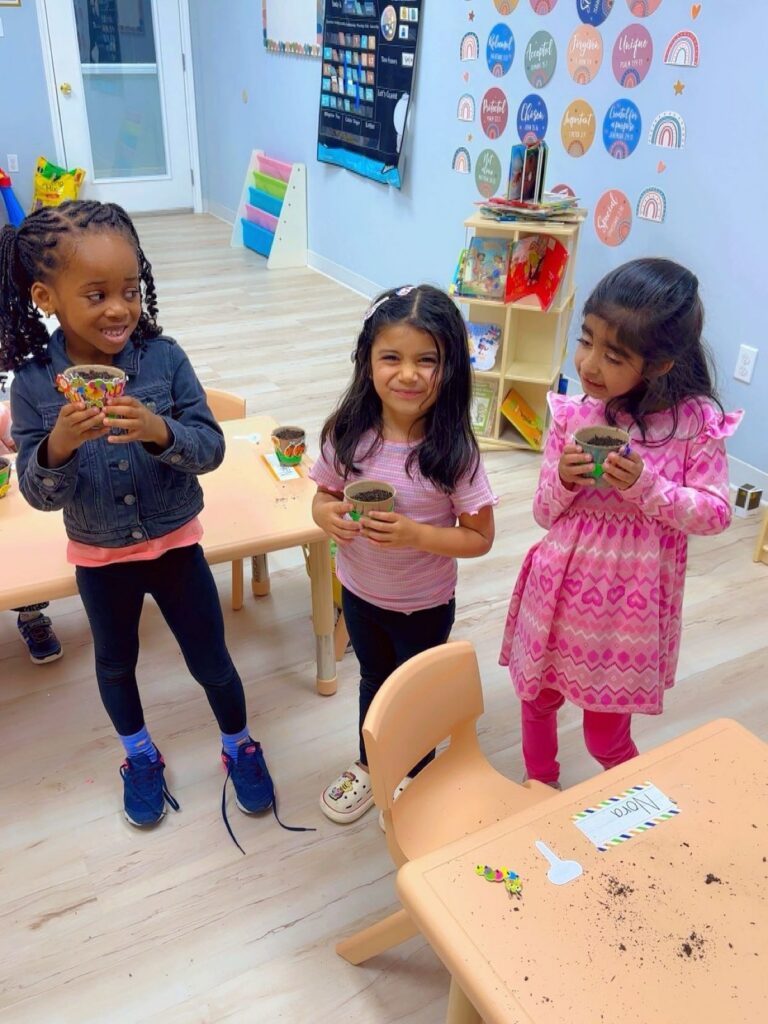 Children participating in a creative activity at Starz R Us
